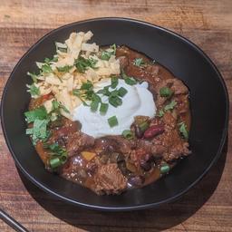 Beefy Triple-Threat Slow Cooker Chili