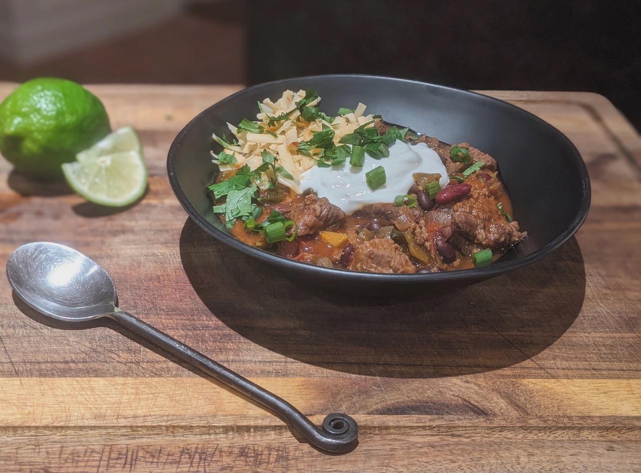 Beefy Triple-Threat Slow Cooker Chili