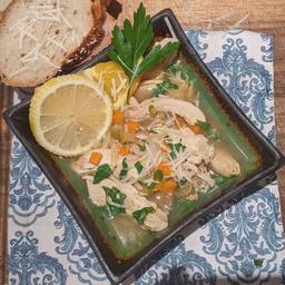 Citrus Chicken Orzo Soup