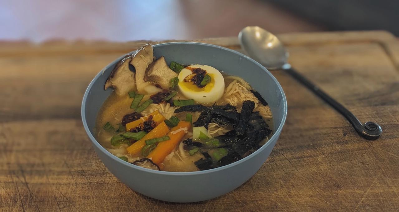 Korean Flavored Noodle Soup Recipe