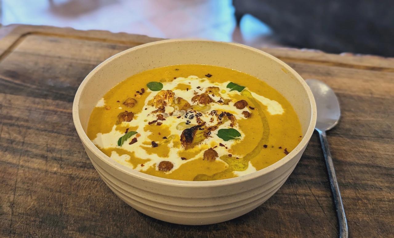 Roasted Cauliflower Harvest Soup