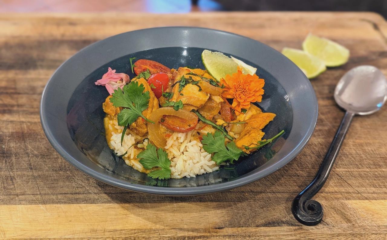 Thai Salmon Curry Bowl